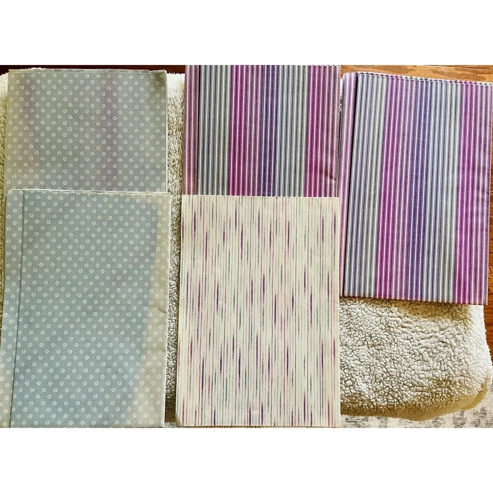 Vintage Assorted Gift Wrap Paper Lot Party Holiday Floral All Occasion 7 Packs
